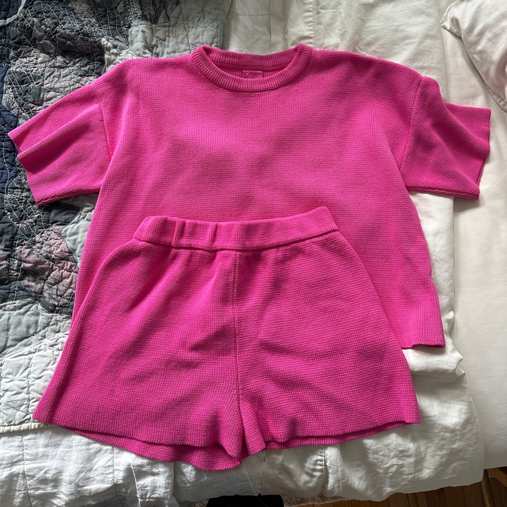Babaa Jumper & Shorts (No35) in Hibiscus Flower